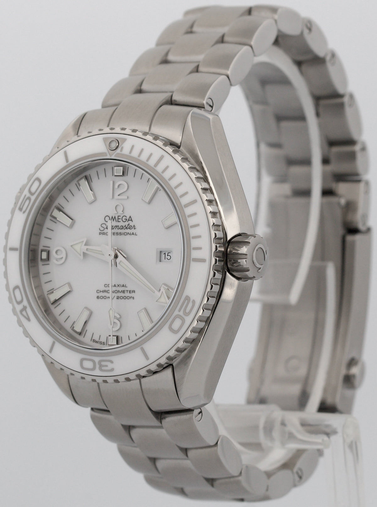 2019 Omega Seamaster Planet Ocean 232.30.38.20.04.001 600M White 37mm Papers