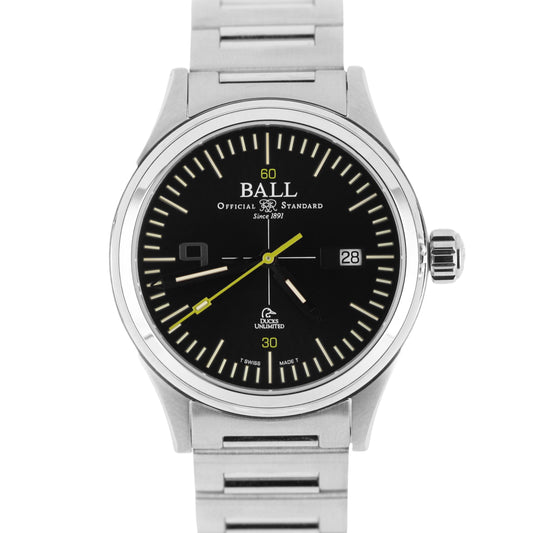 2021 PAPERS BALL Fireman Ducks Unlimited Black 40mm NM2188C-S19-BK Watch BOX