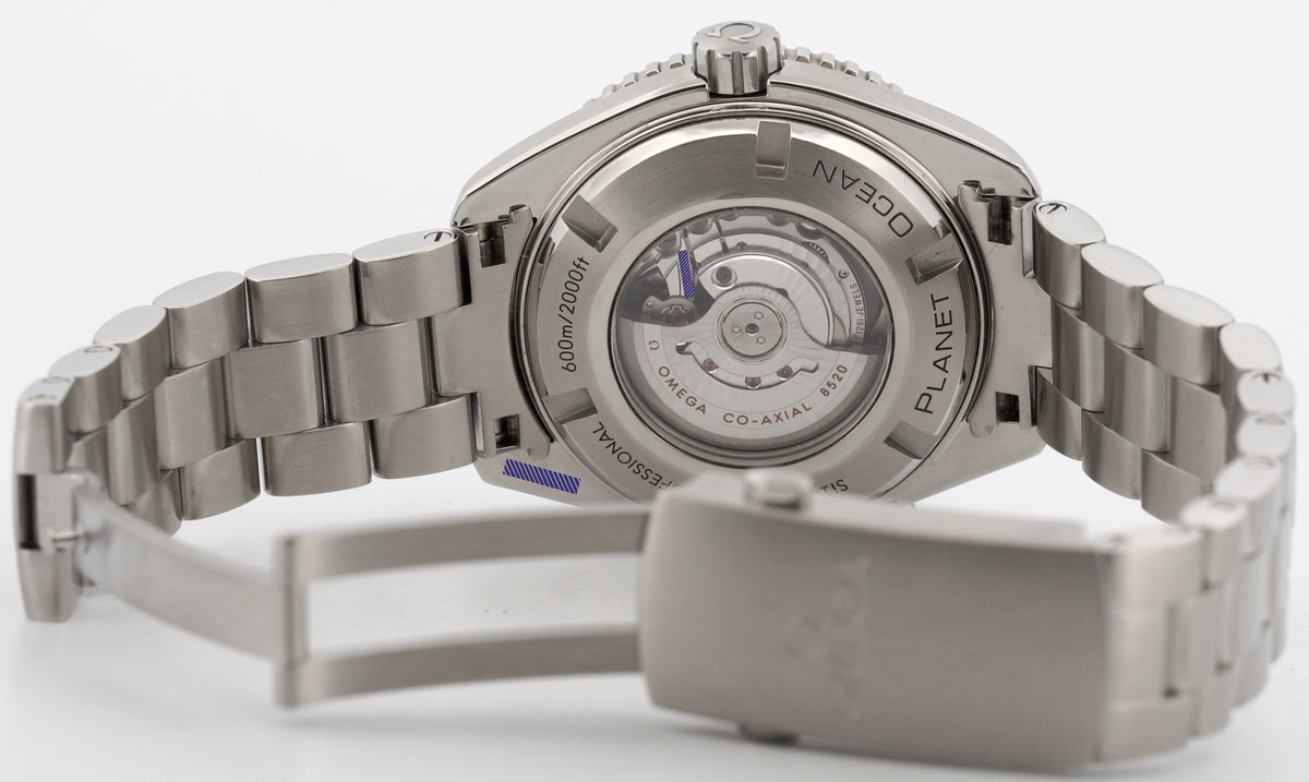 2019 Omega Seamaster Planet Ocean 232.30.38.20.04.001 600M White 37mm Papers
