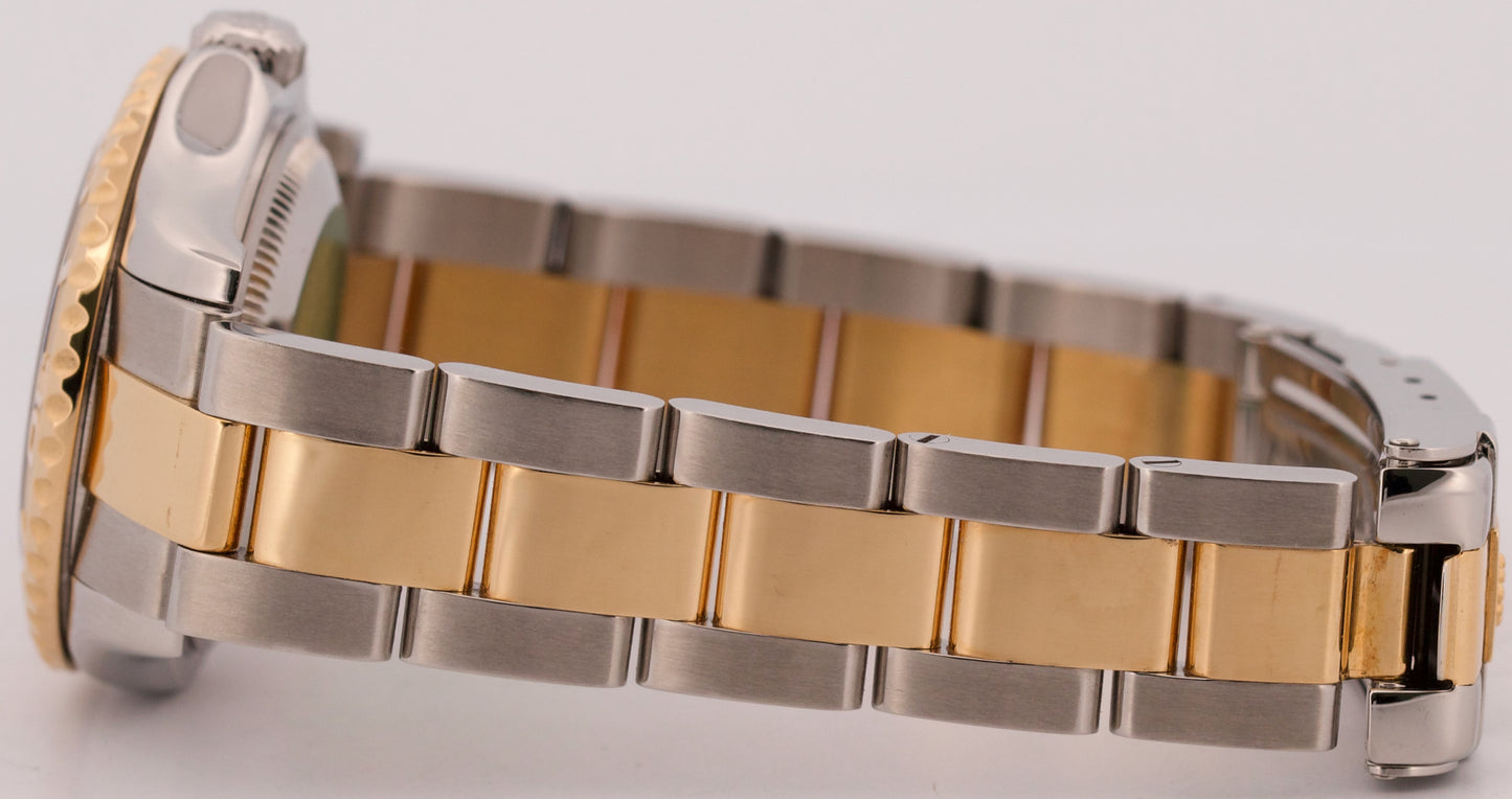 PAPERS Ladies Rolex Yacht-Master 29mm MOP DIAMOND 169623 18K Gold Steel BOX