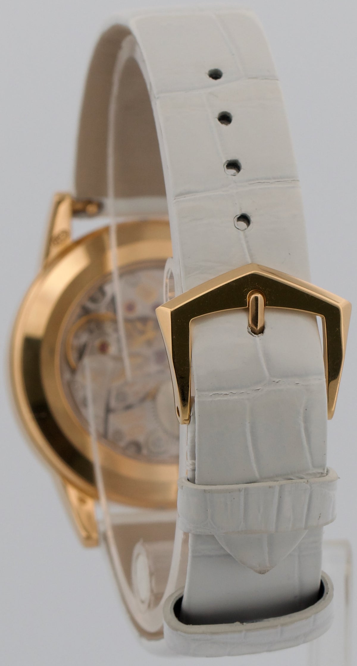 Ladies Patek Philippe Calatrava 7122/200R White Diamond 18K Rose Gold 33mm Watch