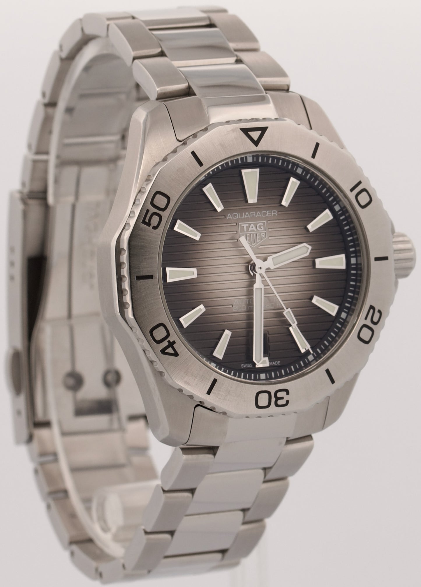 PAPERS Tag Heuer Aquaracer 200 BLACK Steel Automatic WBP2110.BA0627 40mm BOX