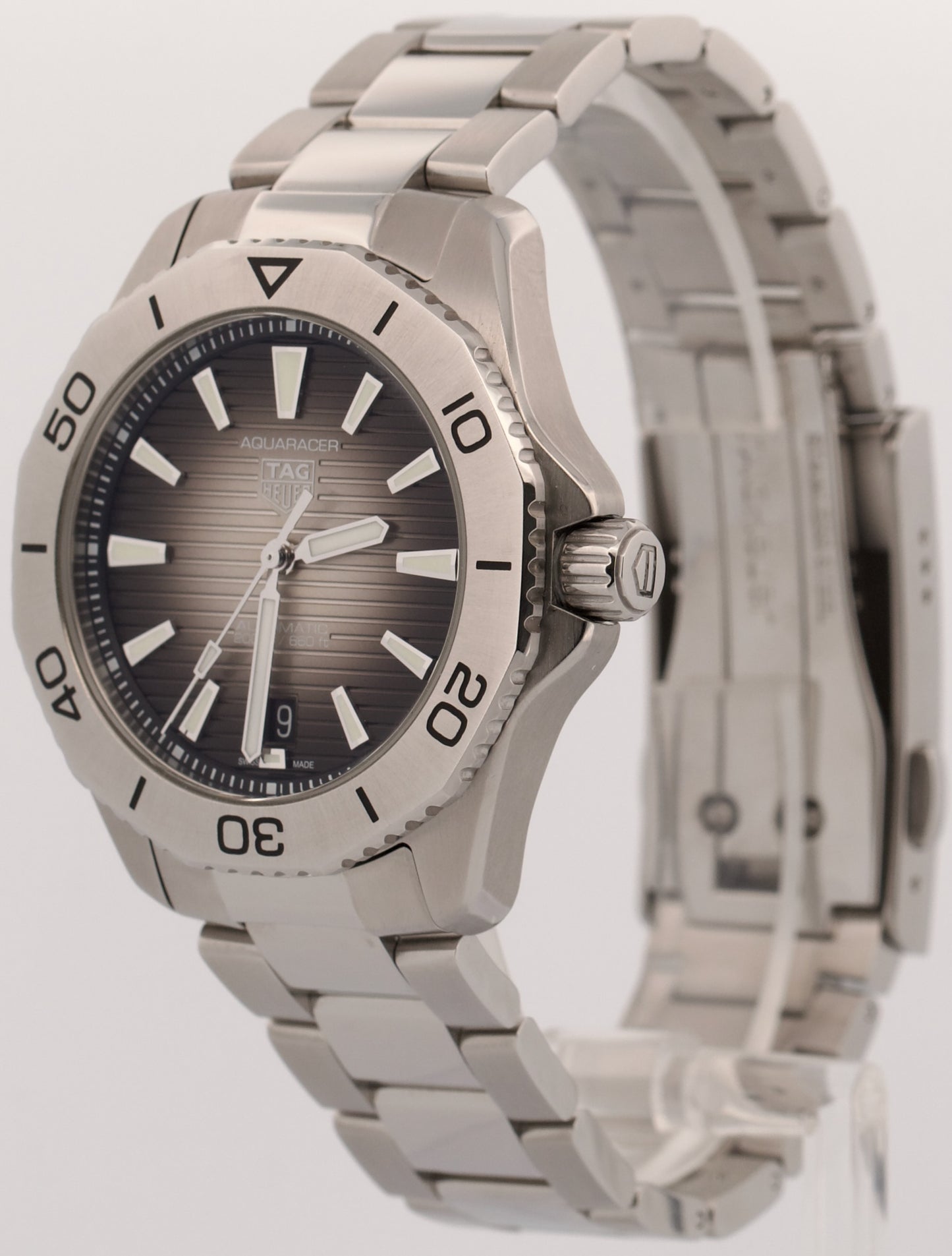 PAPERS Tag Heuer Aquaracer 200 BLACK Steel Automatic WBP2110.BA0627 40mm BOX