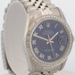 1990 Rolex DateJust 16234 36mm Blue Roman Diamond Steel Automatic Jubilee Watch