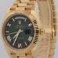 2025 Rolex Day-Date President 228238 18K Gold Green Ombre Roman 40mm Box Papers