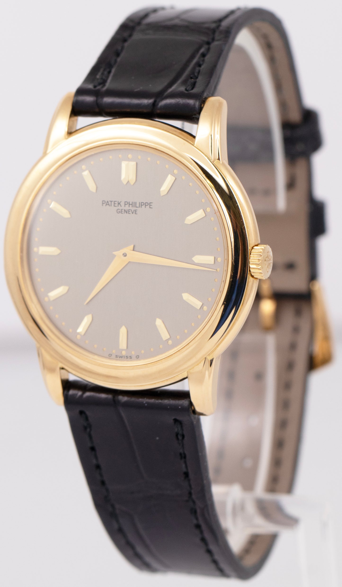 Patek Philippe Calatrava Gray Dial 18K Yellow Gold 36mm Automatic Watch 5032 BOX