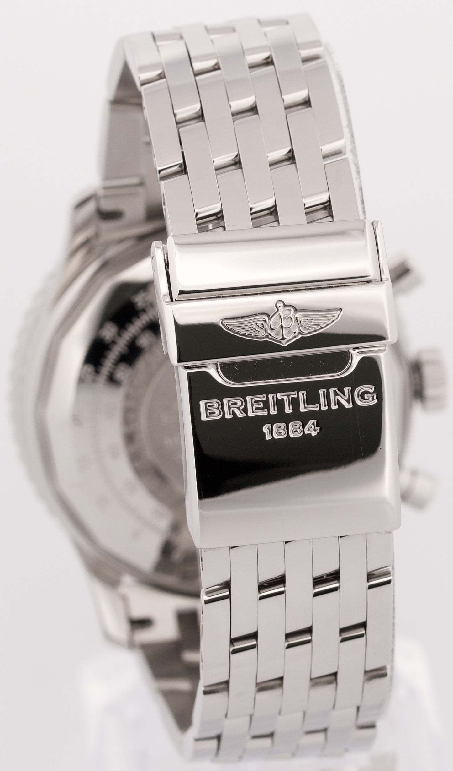 2020 PAPERS Breitling Navitimer Heritage 41 BLUE Stainless Steel 41mm A13324 BOX