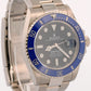 2023 PAPERS Rolex Submariner Date 41 BLUEBERRY 18K White Gold Blue 126619 LB BOX
