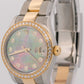 Rolex DateJust MOP DIAMOND 31mm Two-Tone 18k Gold Steel OYSTER 278383RBR Watch