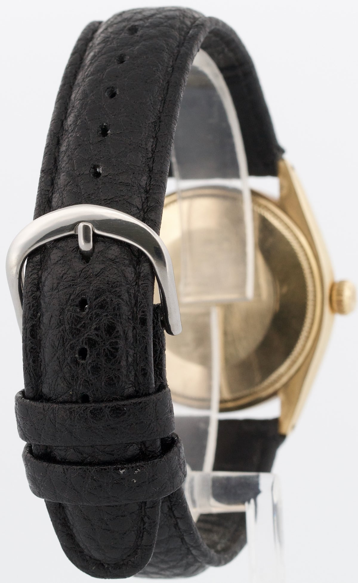 1964 Rolex Oyster Perpetual 1005 34mm Champagne 14K Yellow Gold Fluted Watch