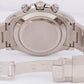 NEW 2023 Rolex Daytona Cosmograph Silver Black 18K White Gold Watch 116509 B+P