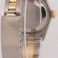 VINTAGE Ladies Rolex DateJust 26mm MOP DIAMOND 18K Gold Steel OYSTER Fluted 6917