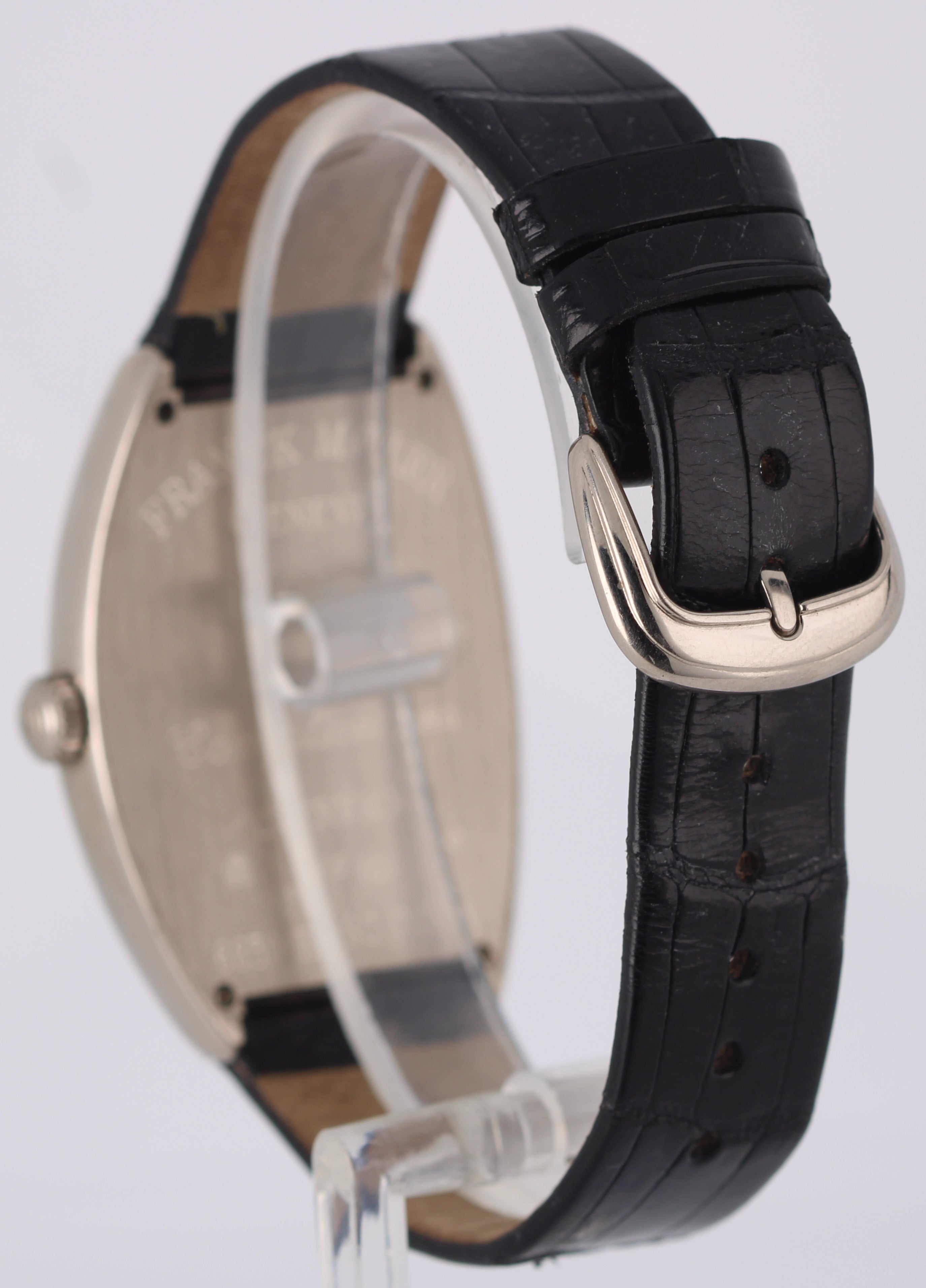Franck Muller Curvex 18k White Gold PAPERS 47mmX34mm 6850 B