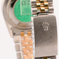 UNPOLISHED Rolex DateJust 36mm FACTORY BLACK DIAMOND Steel JUBILEE 18K 16233 BOX