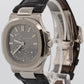Patek Philippe Nautilus 5712G-001 Gray Moon Phase 18K White Gold Leather Watch
