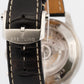 Breitling Aviator AB0119 B01 Chronograph Rhodium Leather Steel 43mm Box Papers