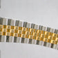 UNPOLISHED Rolex DateJust 36mm FACTORY BLACK DIAMOND Steel JUBILEE 18K 16233 BOX
