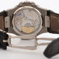 Patek Philippe Nautilus 5712G-001 Gray Moon Phase 18K White Gold Leather Watch