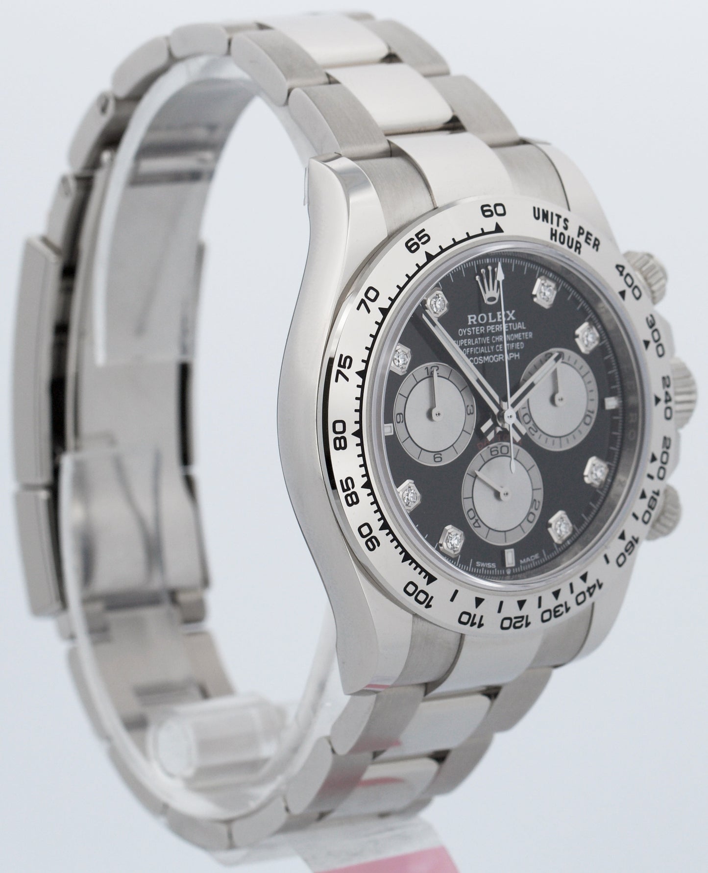 UNWORN 2024 PAPERS Rolex Daytona Cosmograph BLACK DIAMOND 18K 40mm 126509 BOX