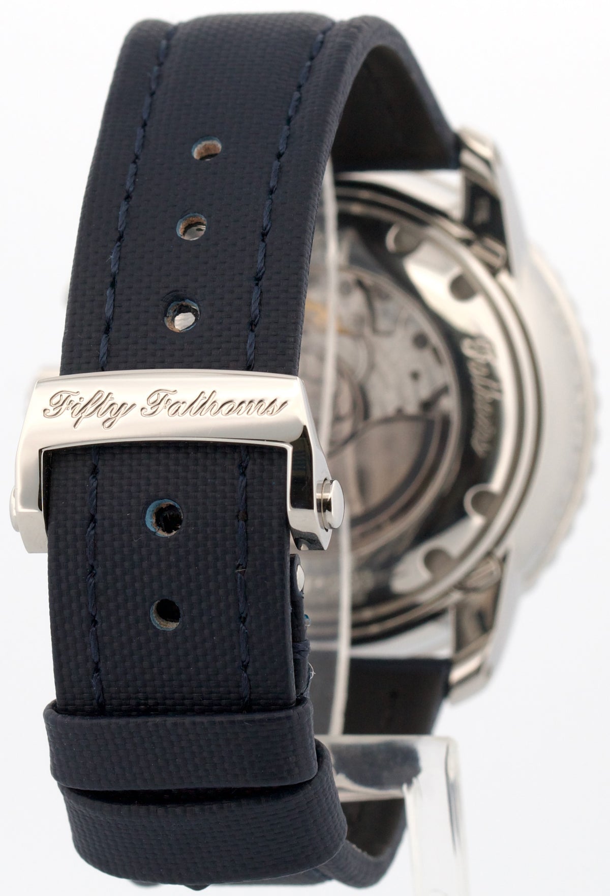 Blancpain Fifty Fathoms Flyback 5066F-1140-52B Steel Blue 45mm Watch Box Papers