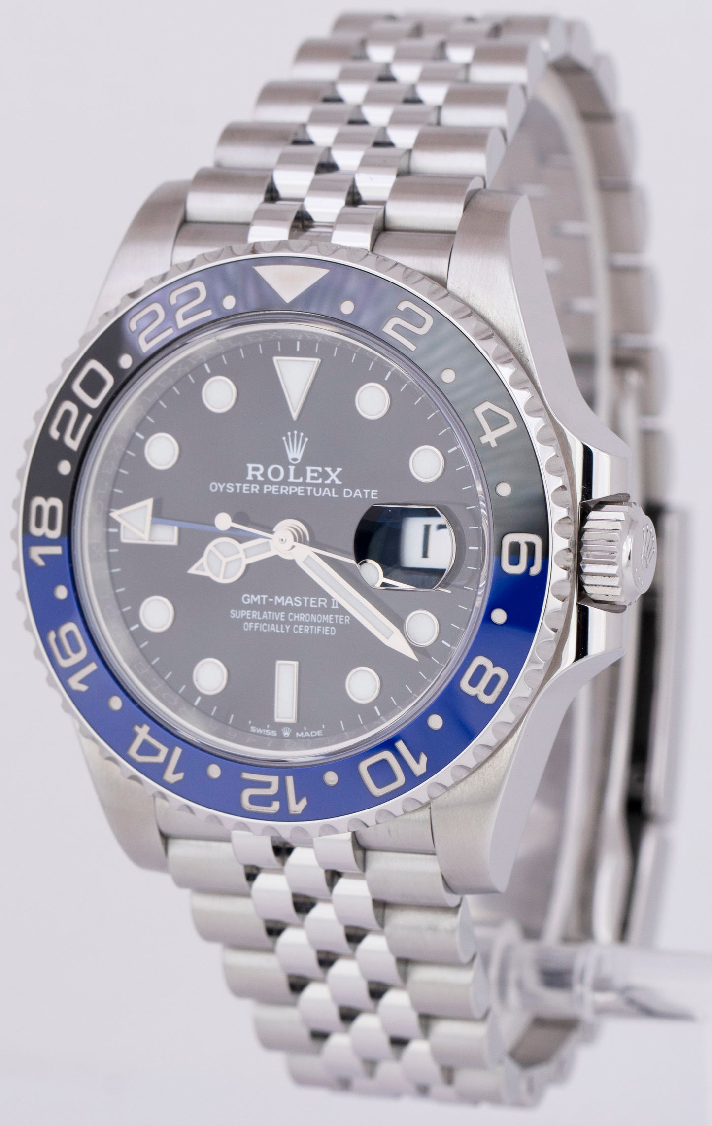 MINT PAPERS Rolex GMT-Master II Batman Black Jubilee 126710 BLNR 40mm Watch B+P