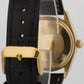 1961 Rolex Oyster Perpetual 1002 14K Yellow Gold Smooth 34mm Leather Watch
