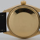 1961 Rolex Oyster Perpetual 1002 14K Yellow Gold Smooth 34mm Leather Watch