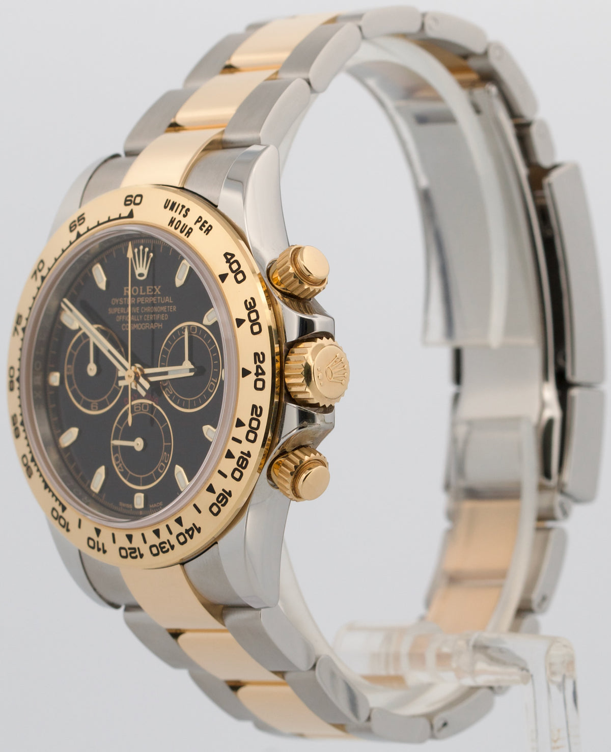 2021 Rolex Daytona 116503 Black Two-Tone Stainless 18K Yellow Gold Box Papers