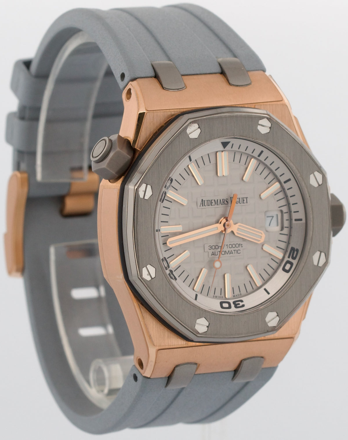 Audemars Piguet Royal Oak Offshore Diver 15711OI Japan 18K Titanium Box Papers