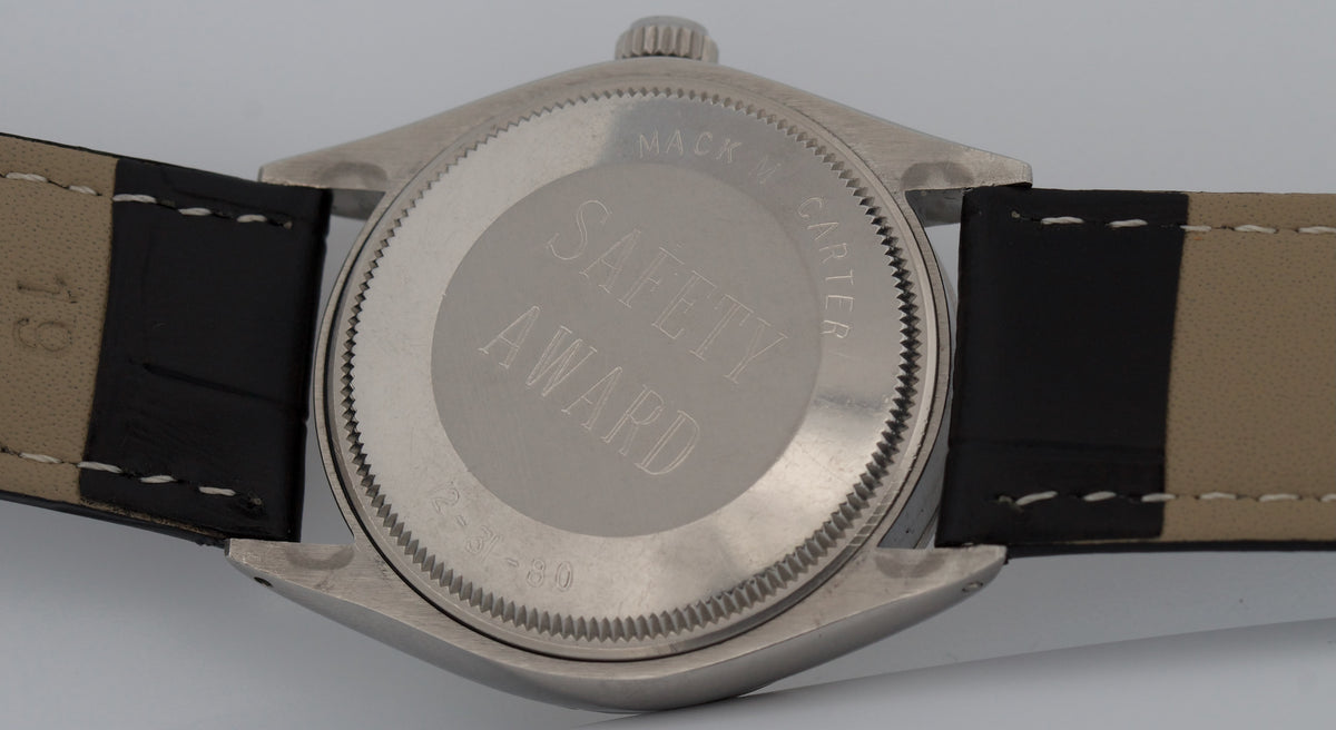 1979 Rolex Oyster Perpetual Air-King 5500 Silver Pool Intairdril Steel 34mm