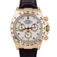 MINT Rolex Daytona Cosmograph 18K Yellow Gold White Chronograph Watch 116518