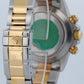 UNPOLISHED PAPERS Rolex Daytona Cosmograph BLACK 18K Gold Steel ZENITH 16523 BOX