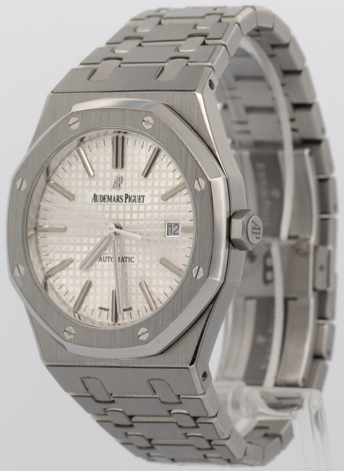 Audemars Piguet Royal Oak 15400ST.OO.1220ST.02 White Stainless Steel 41mm Watch