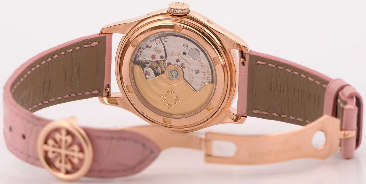 2010 PAPERS Patek Philippe Annual Calendar DIAMOND MOP 18K Gold 37mm 4936R BOX