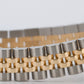 PAPERS Ladies Rolex DateJust IVORY PYRAMID ROMAN 18K 26mm JUBILEE 179173 BOX