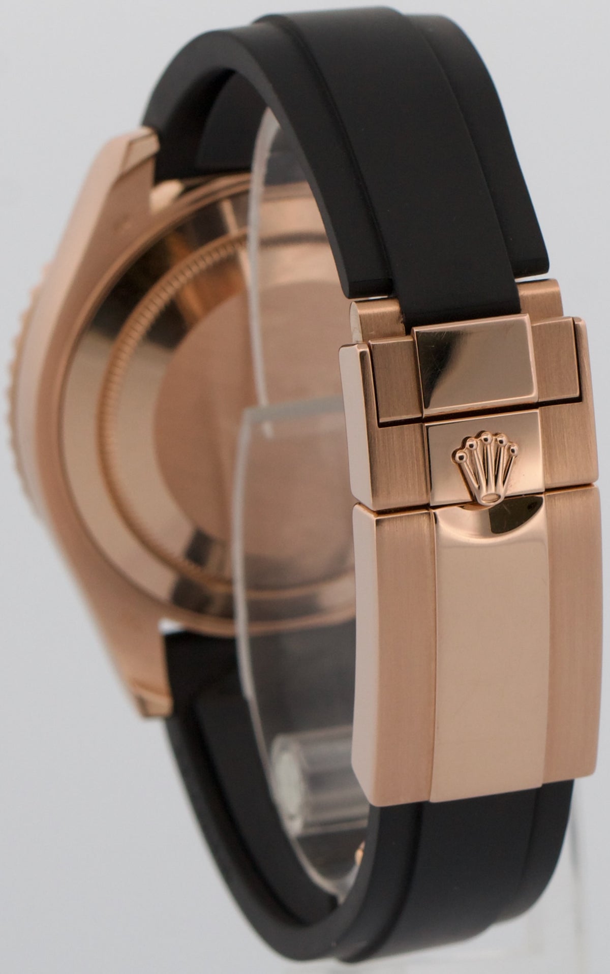 2026 CPO Rolex Yacht-Master 116655 Black 18K Rose Gold Oysterflex 40mm Watch