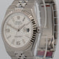 New Stickered Rolex Land-Dweller 127334 40mm White Stainless Steel Box Papers