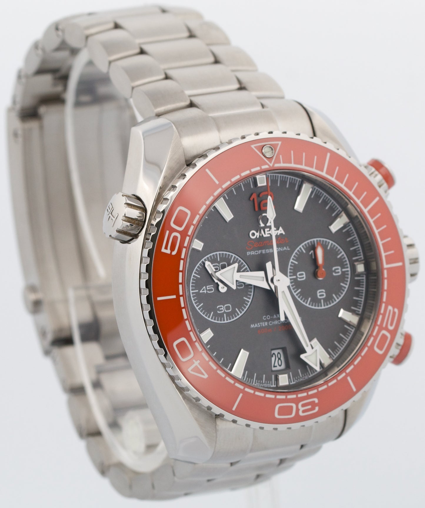 Omega Seamaster Planet Ocean 600M 45.5mm ORANGE Steel 215.30.46.51.99.001 Watch