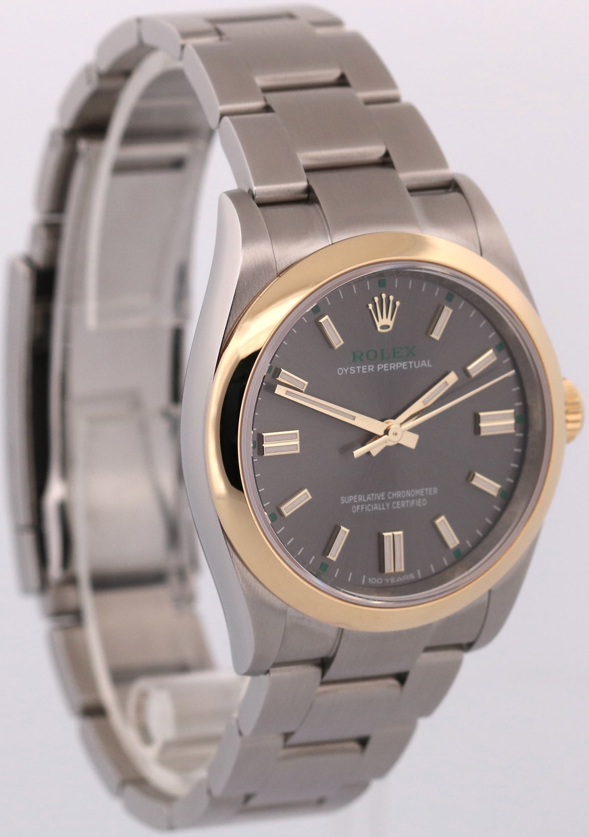 New Sept 2026 Rolex Oyster Perpetual 126003 Rhodium 36mm 18K Steel Box Papers