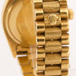 PAPERS Rolex Day-Date President 36mm BROWN DIAMOND 18K Gold BARK 18078 BOX
