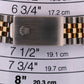 1988 Rolex DateJust 16233 36mm Champagne Two-Tone 18K Gold Steel Jubilee Watch
