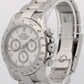 2009 PAPERS Rolex Daytona Cosmograph WHITE Stainless Steel REHAUT 116520 BOX