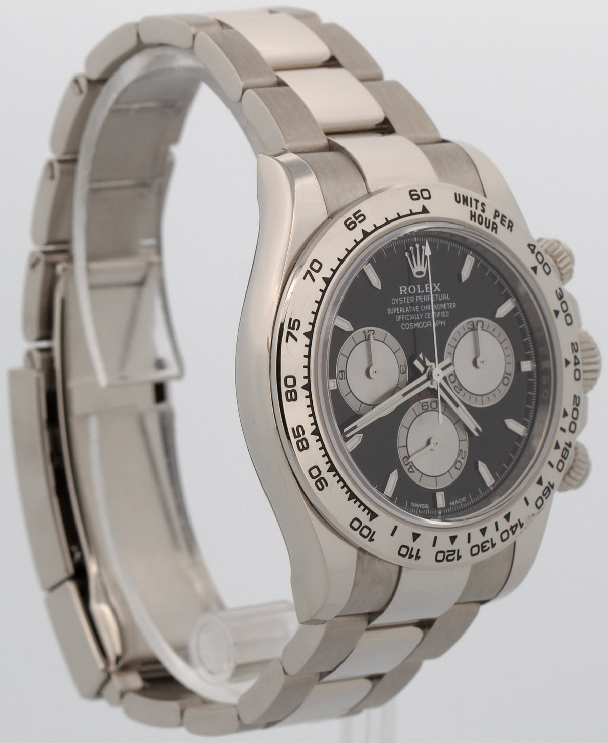 Rolex Daytona Cosmograph 126509 Black 18K White Gold Automatic Oyster Watch Box