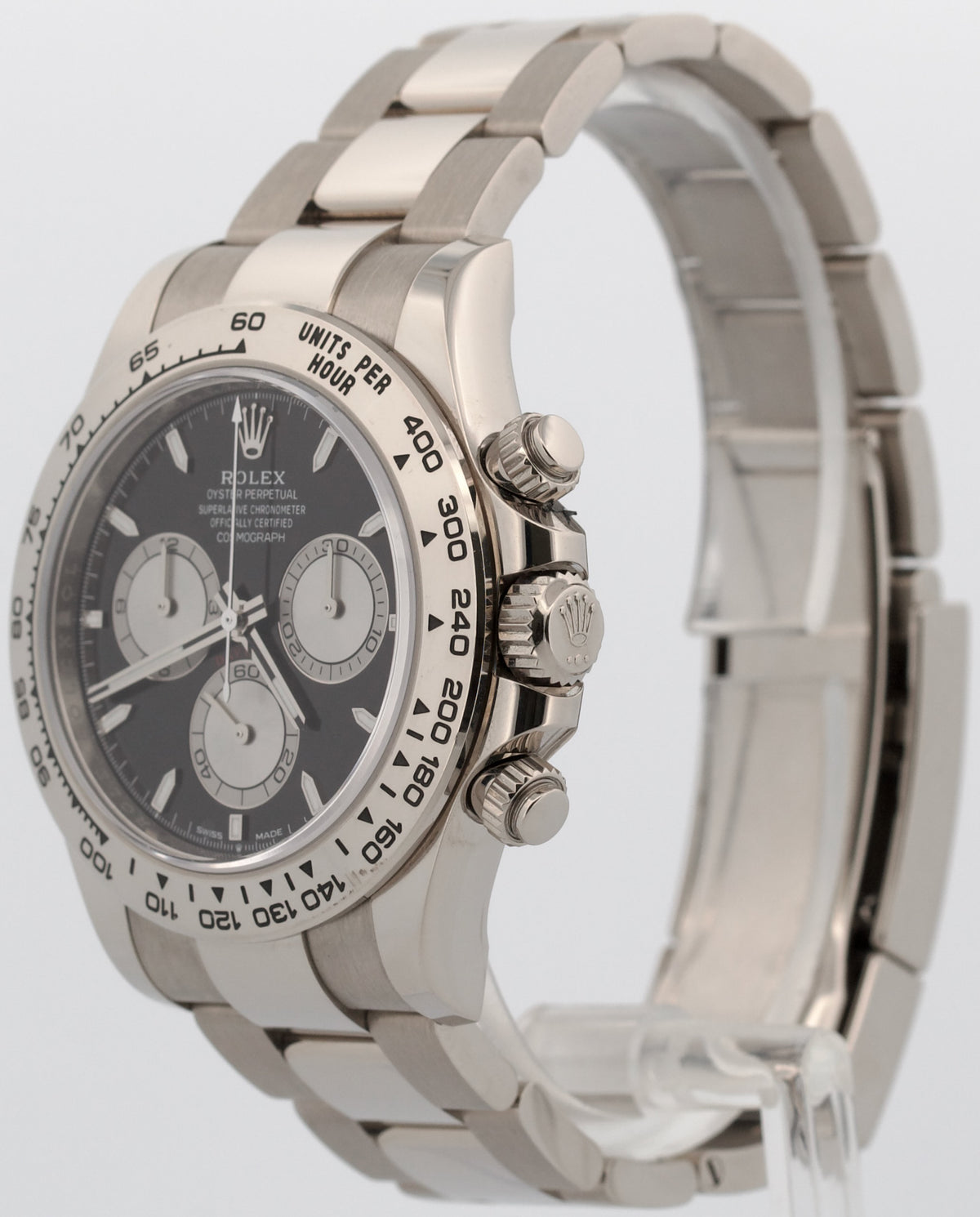 Rolex Daytona Cosmograph 126509 Black 18K White Gold Automatic Oyster Watch Box