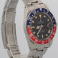 Unpolished Rolex GMT-Master 16750 Patina Pepsi Red Blue No Date Dial Steel 40mm