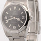 2007 PAPERS Rolex Explorer I BLACK 36mm 3-6-9 Stainless Steel Oyster 114270 BOX