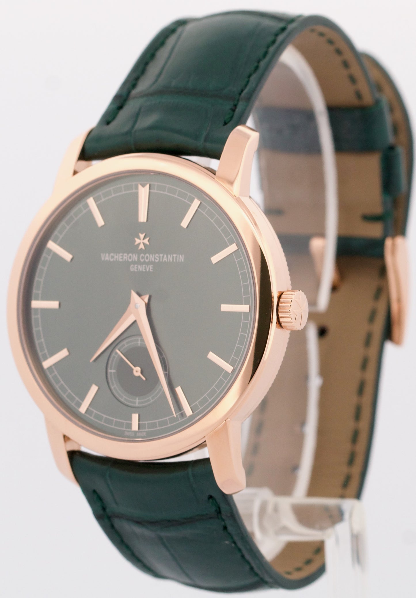 2024 PAPERS Vacheron Constantin Traditionnelle GREEN 18K Gold 38mm 82172 BOX