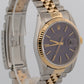 Rolex DateJust 16233 Purple Computer 18K Yellow Gold Steel Jubilee 36mm Watch