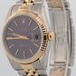 Rolex DateJust 16233 Purple Computer 18K Yellow Gold Steel Jubilee 36mm Watch