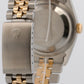 Rolex DateJust 16233 Purple Computer 18K Yellow Gold Steel Jubilee 36mm Watch